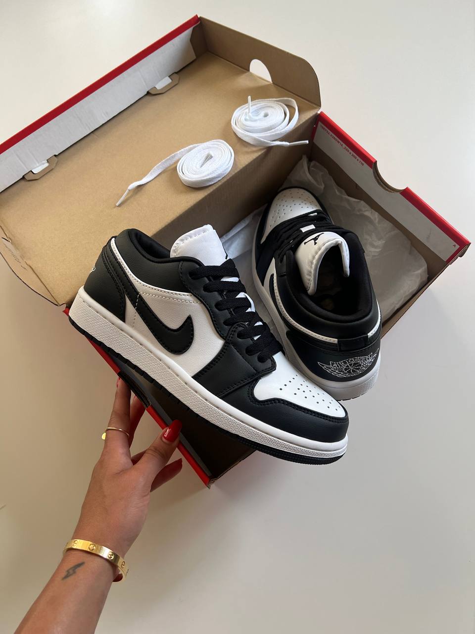 Air Jordan 1 Low “Black & White” Panda Унисекс