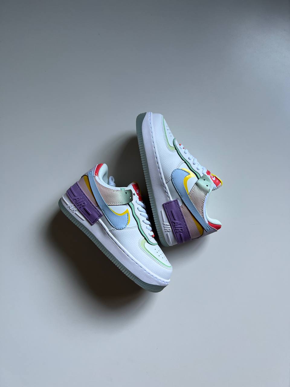 Air Force Shadow Diamond White Blue Purple дамски