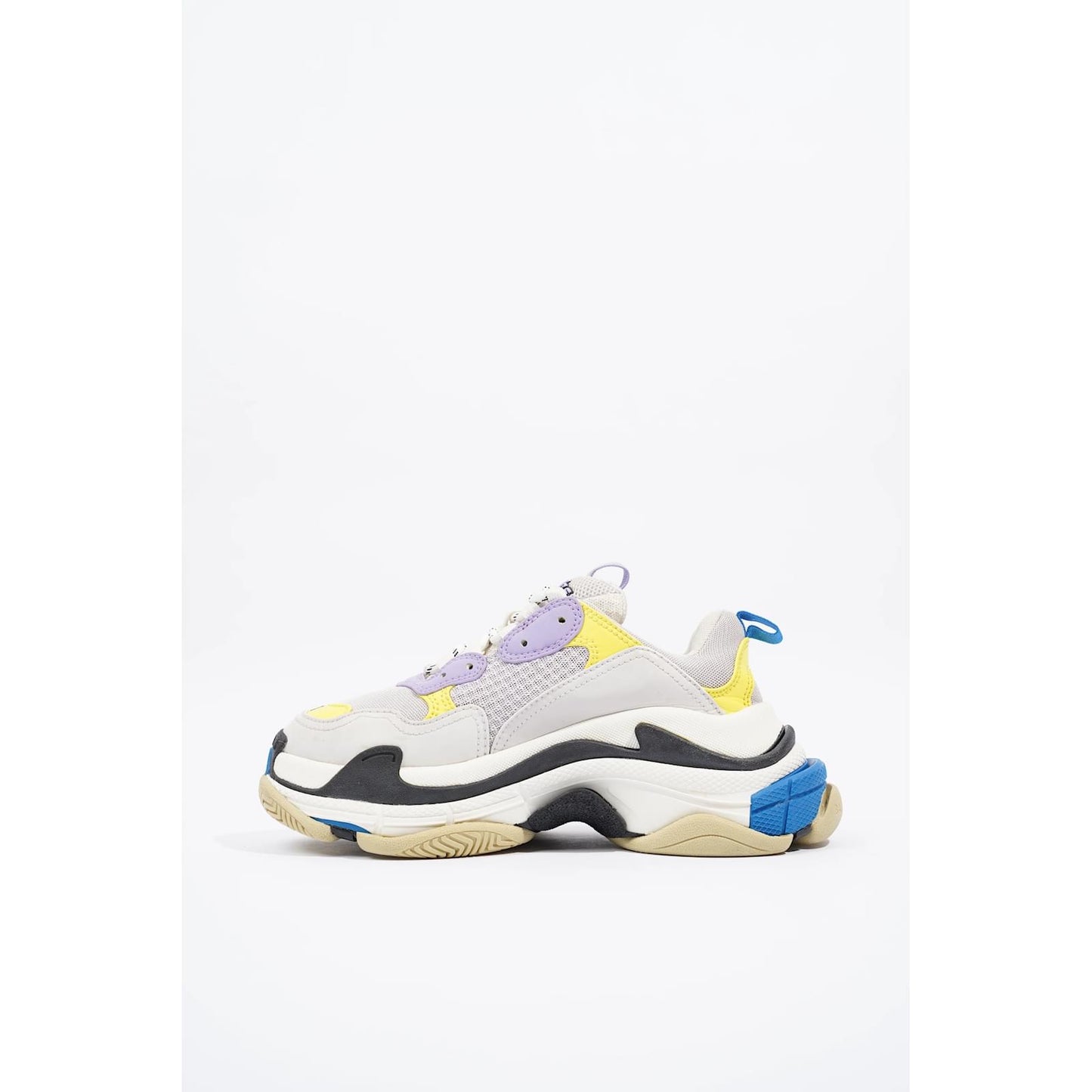 TRIPLE S White & Yellow & Purple дамски