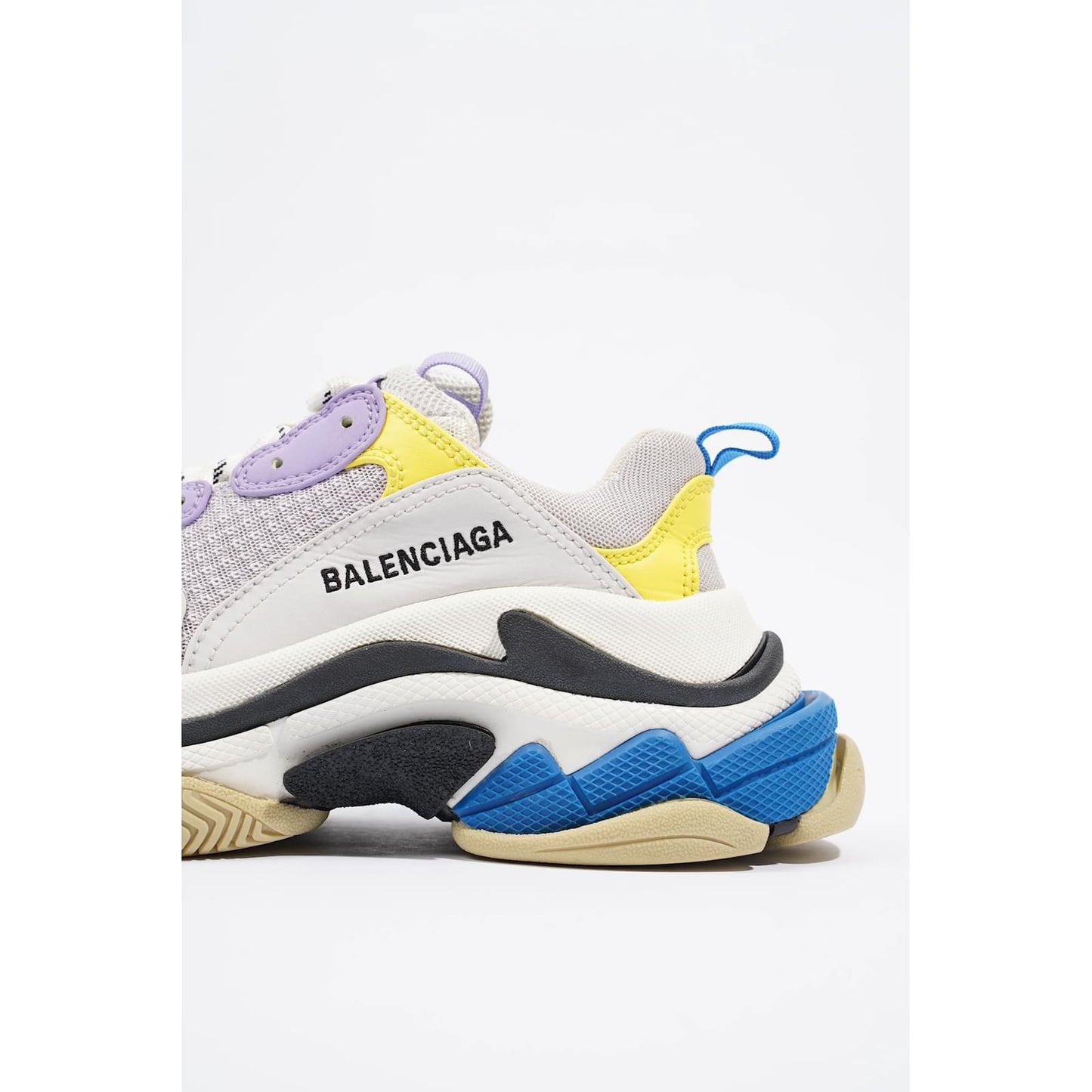 TRIPLE S White & Yellow & Purple дамски