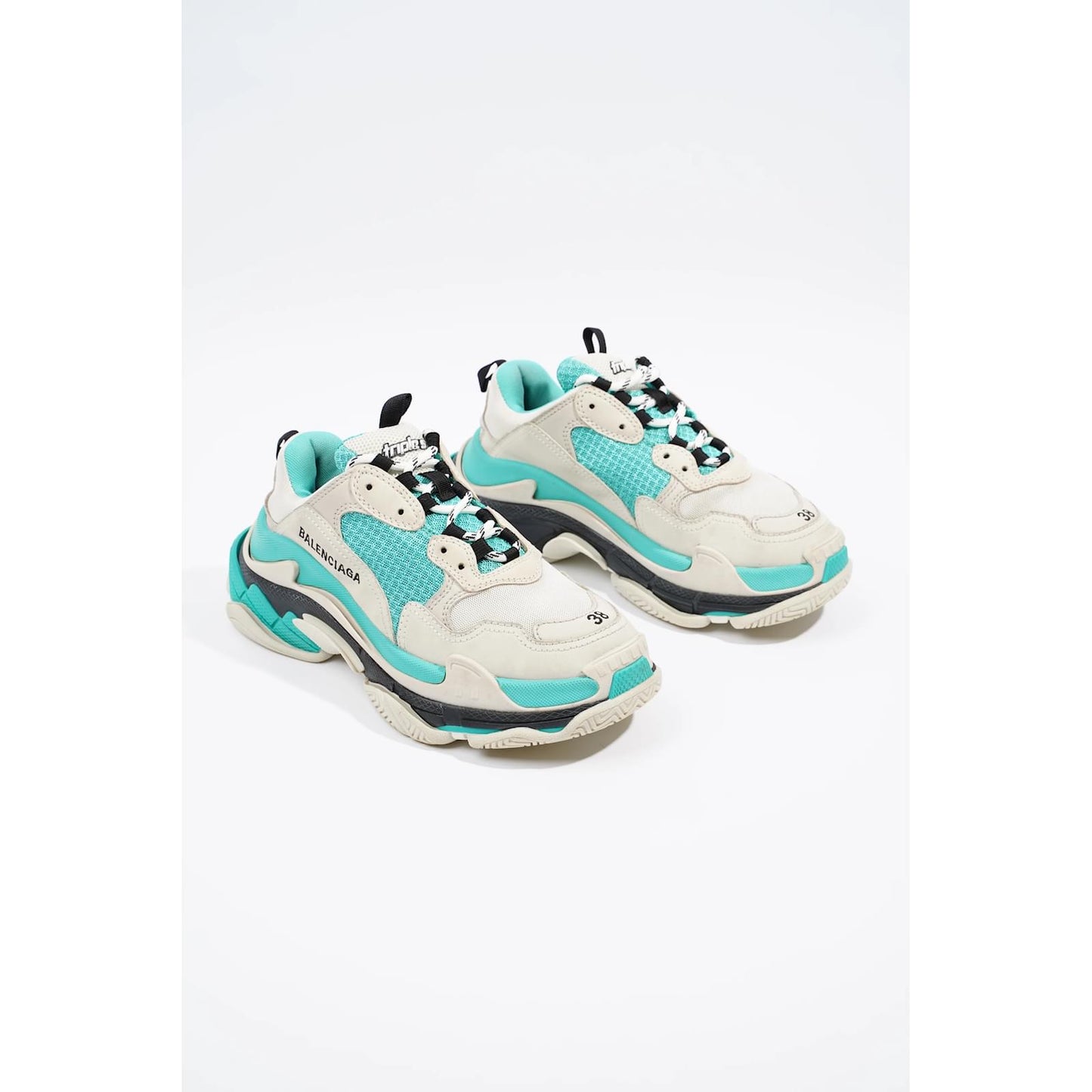 Triple S Sneaker White Green