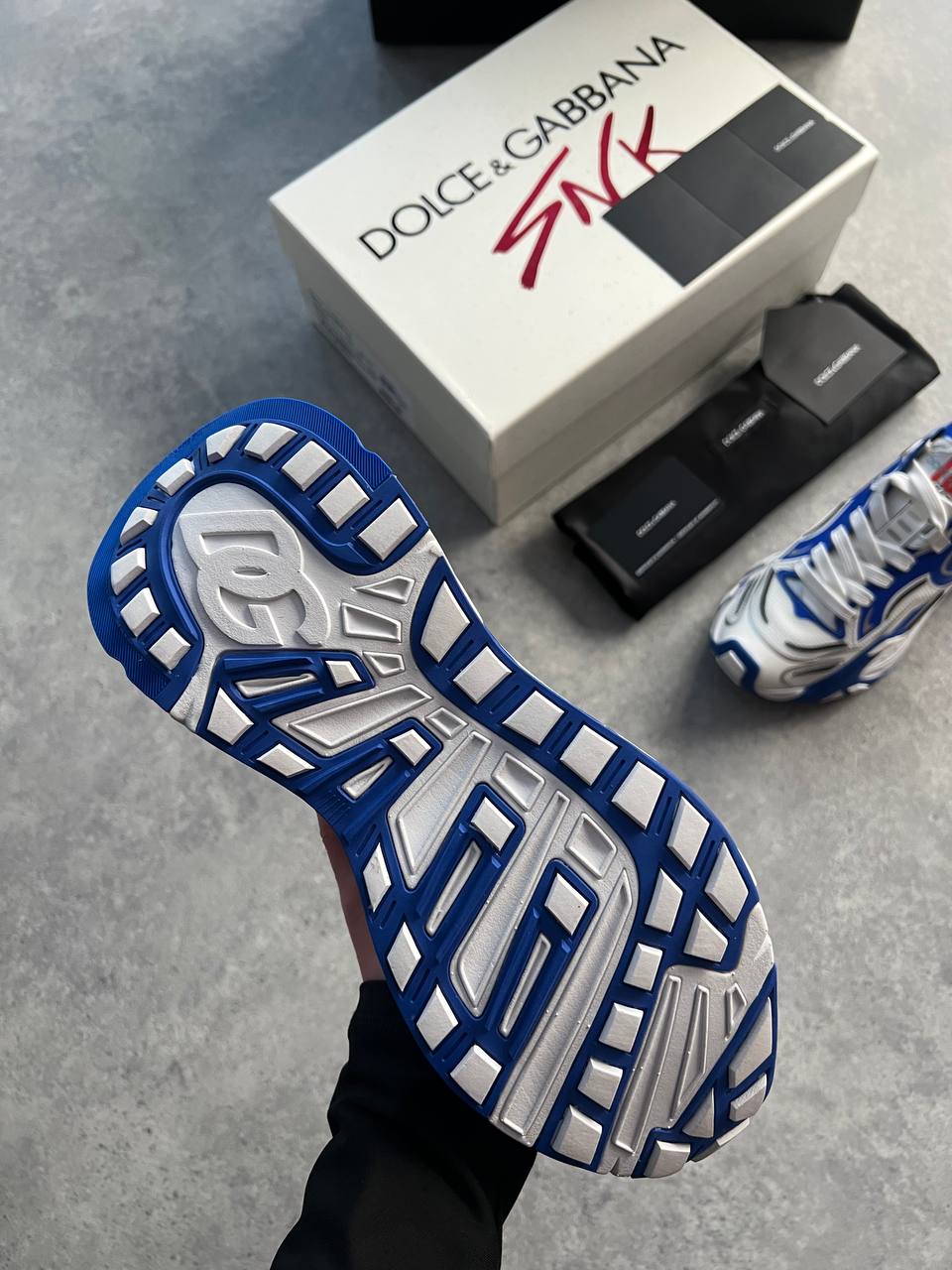 DG fast sneakers in blue Мъжки