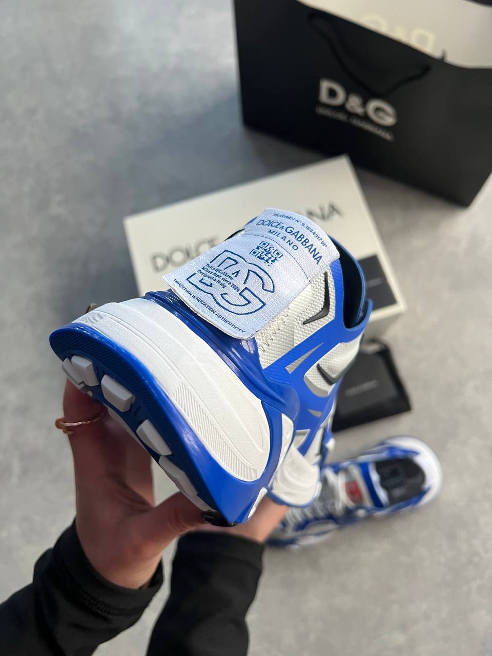 DG fast sneakers in blue Мъжки