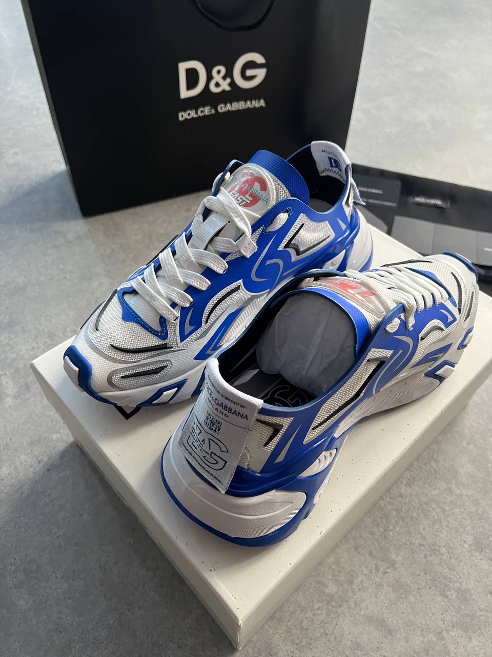 DG fast sneakers in blue Мъжки