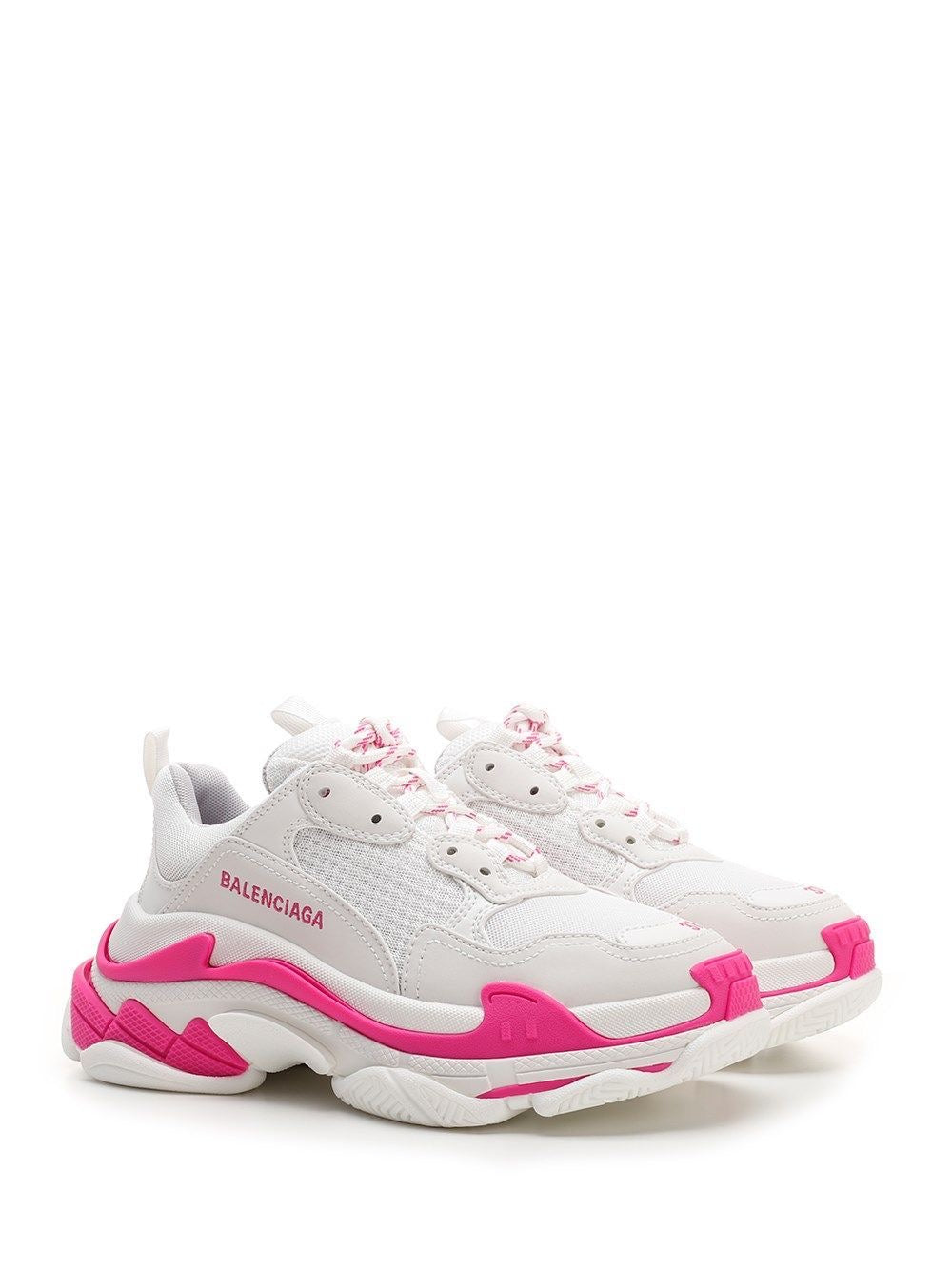 TRIPLE S White & Pink дамски