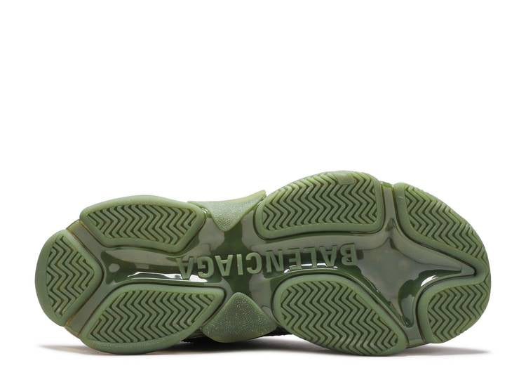 TRIPLE S SNEAKER CLEAR SOLE - GREEN унисекс