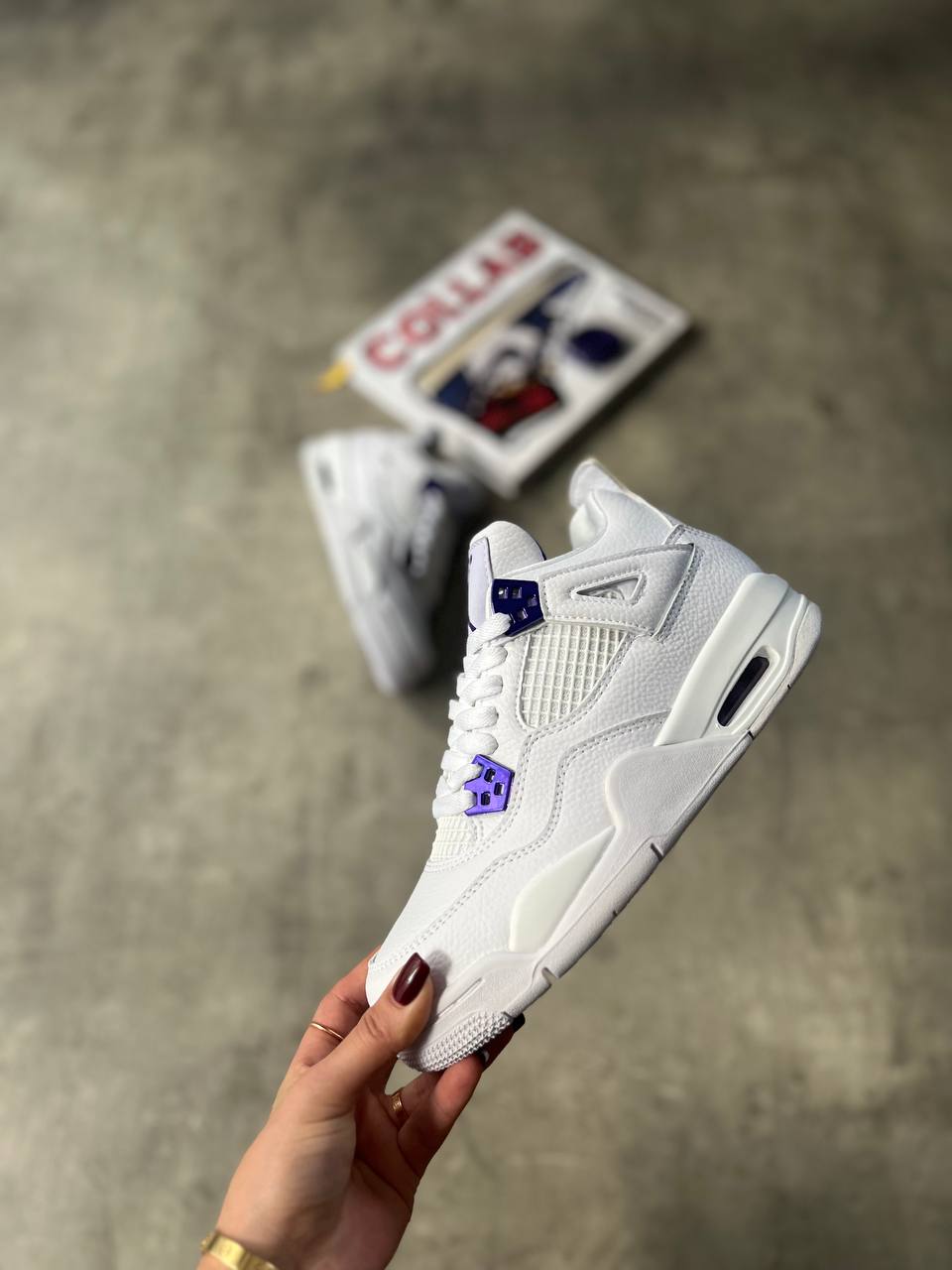 Air Jordan 4 Retro Metallic Purple мъжки