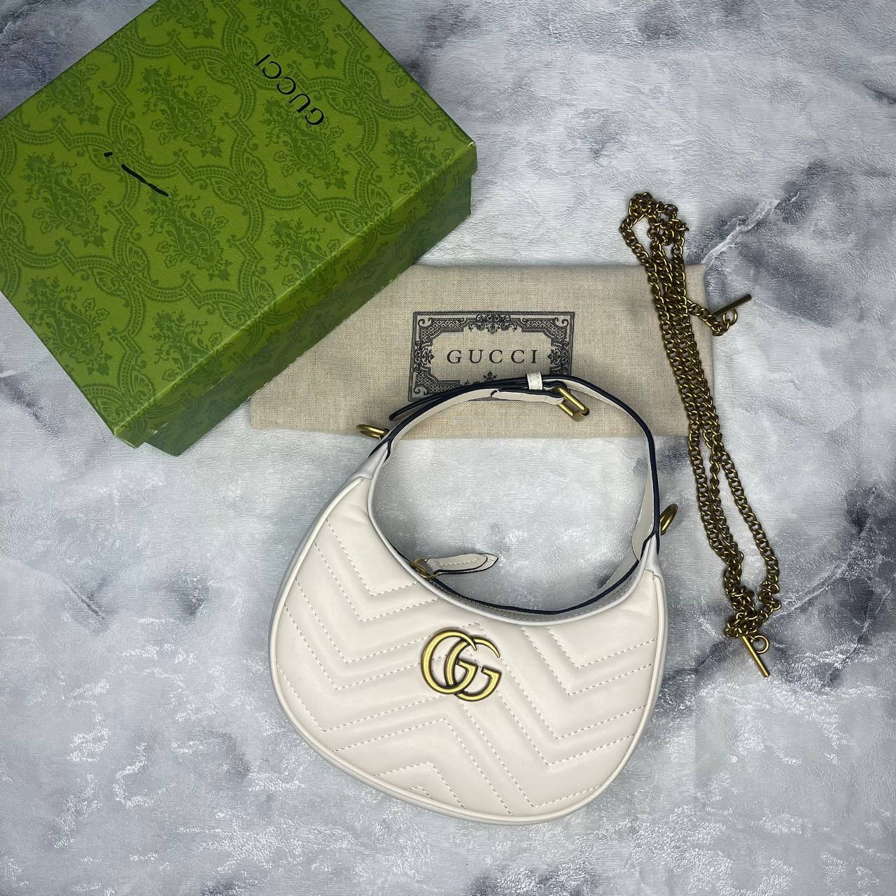 GI MARMONT HALF-MOON-SHAPED MINI BAG